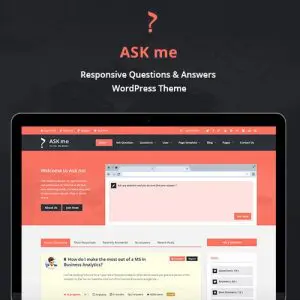 Ask Me wordpress theme