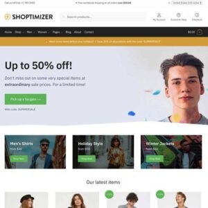 Shoptimizer Fastest WooCommerce WordPress Themes