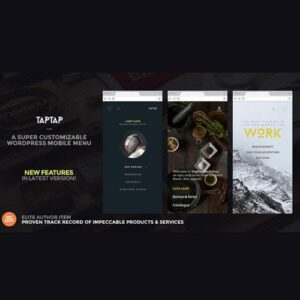 The TapTap Super Customizable WordPress Mobile Menu