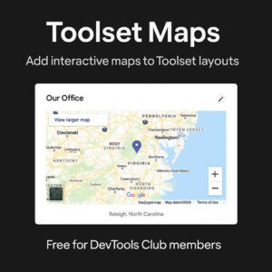 Toolset Maps