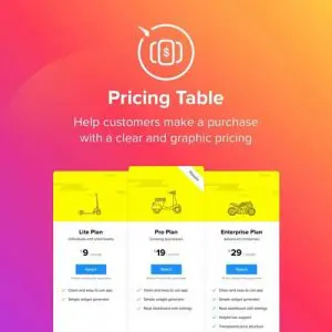 WordPress Pricing Table Devtools