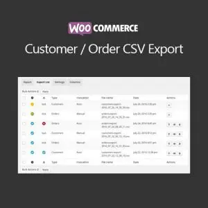 WooCommerce Customer/Order CSV Export